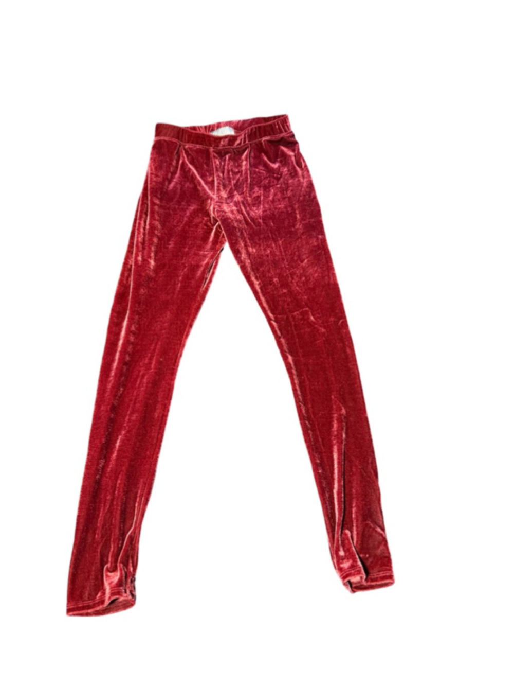 Women's Falls Creek Red Velvet Leggings M #935